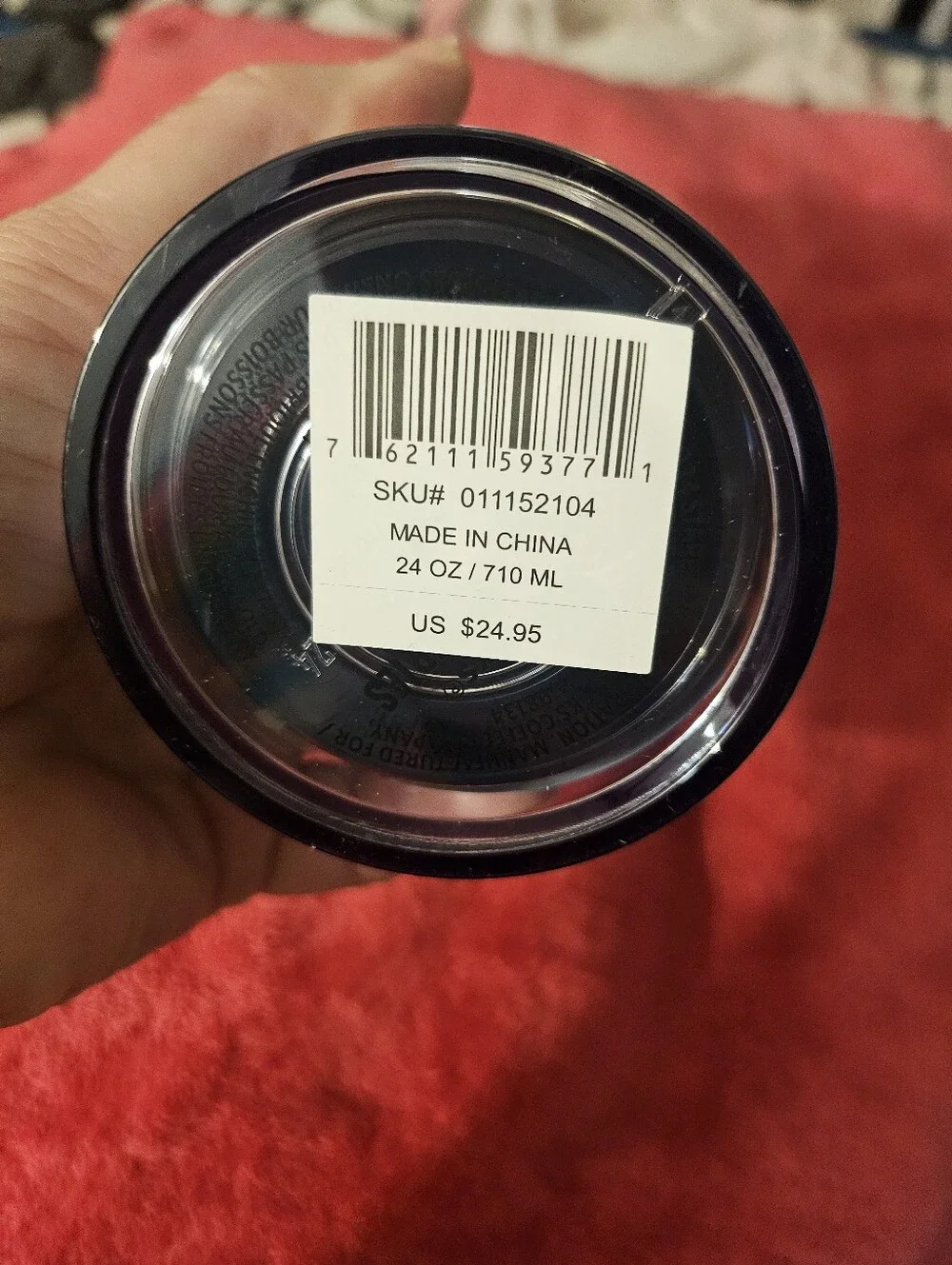 Starbucks Navy Tumbler with‎ Orange and Blue Texas Design